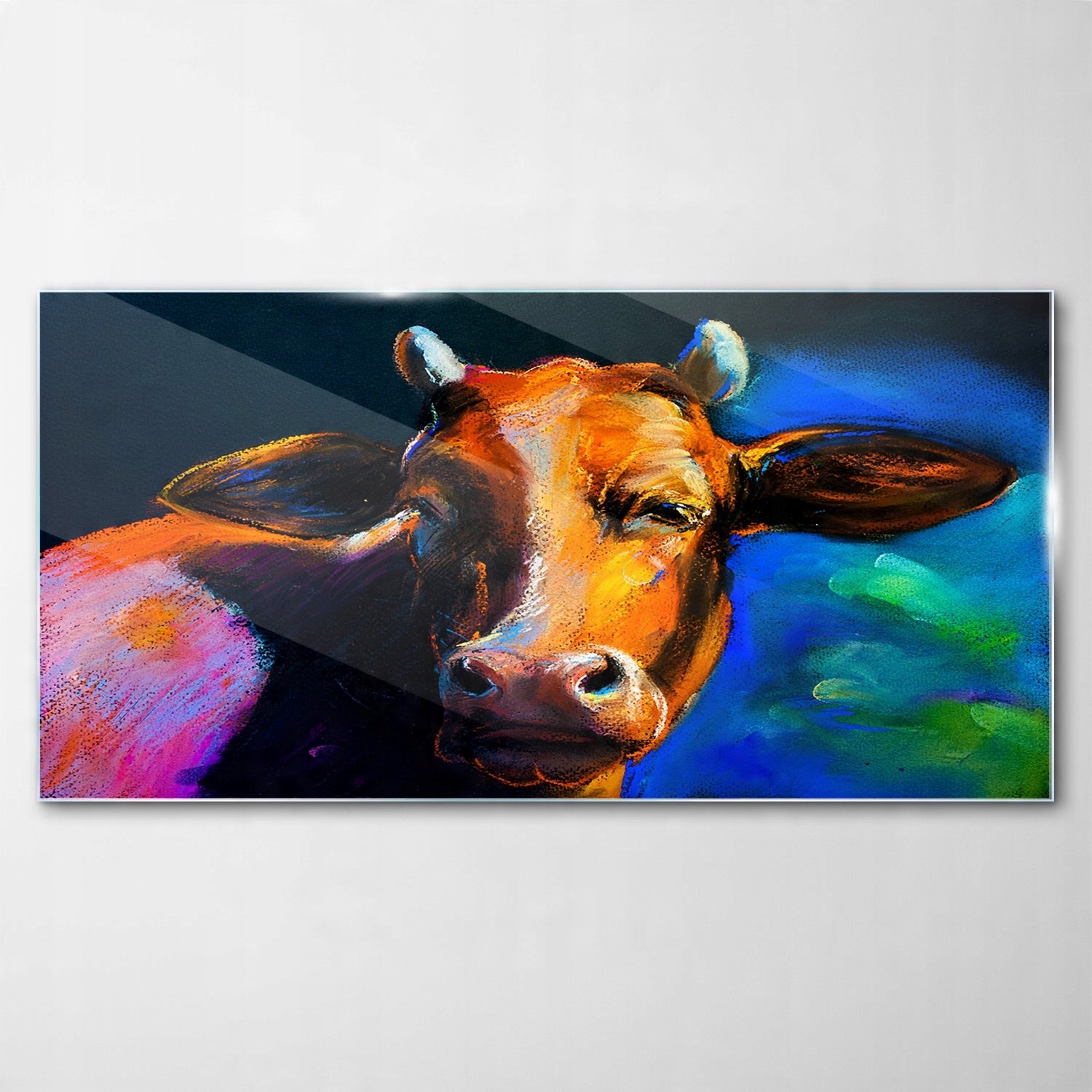 

Hartowany Obraz Szklany Art Krowa Zwierzę 120x60