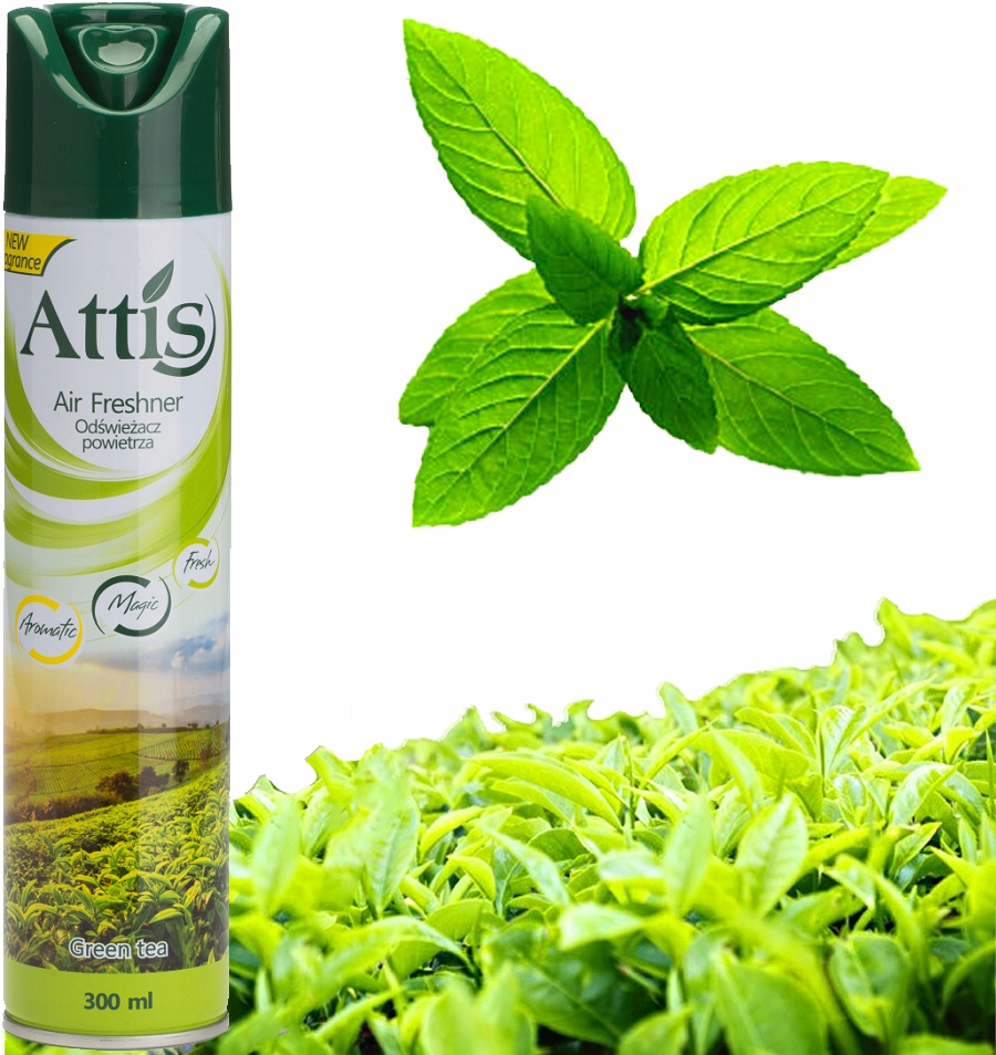 

Odświeżacz Powietrza Spray Zielona Herbata 300ml