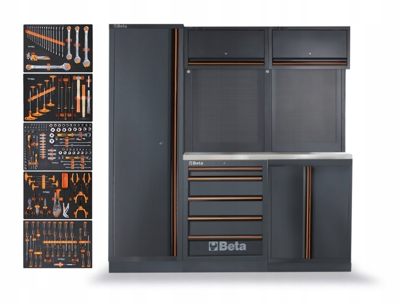 МЕБЕЛЬ ДЛЯ МАСТЕРСКОЙ С ИНСТРУМЕНТАМИ BETA C45PRO BX +