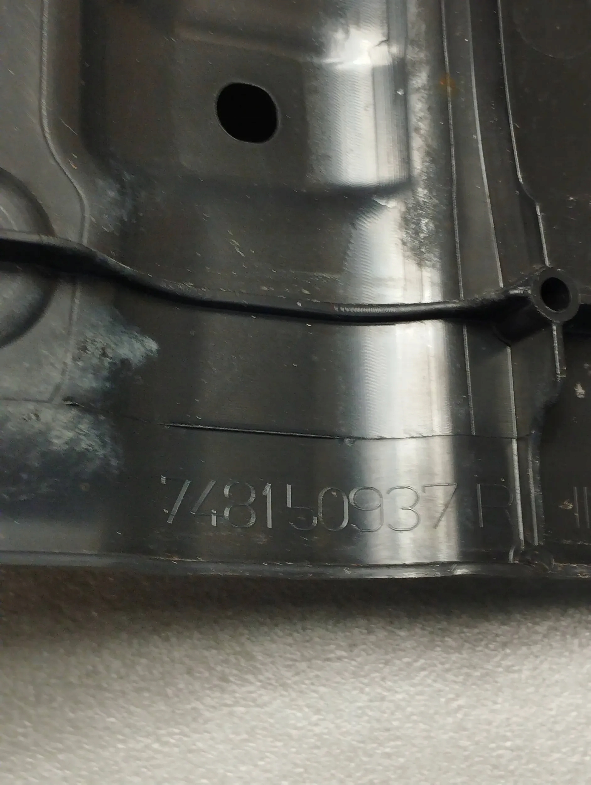 Renault Scenic IV cover chassis left 748150937
