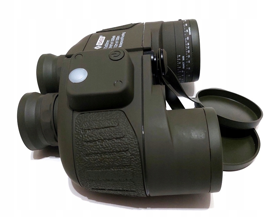 Lornetka morska 10x50, lornetka z noktowizorem, Cechy dodatkowe DALMIERZ KOMPAS NOKTOWIZOR REGULACJA DIOPTRII WODOODPORNA