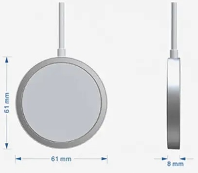 ŁADOWARKA INDUKCYJNA BEZPRZEWODOWA do APPLE IPHONE Kompatybilność Apple