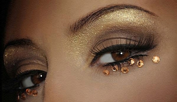 BROKATOWY CIEŃ do powiek PASTA BROKAT GLITTER Forma Prasowane