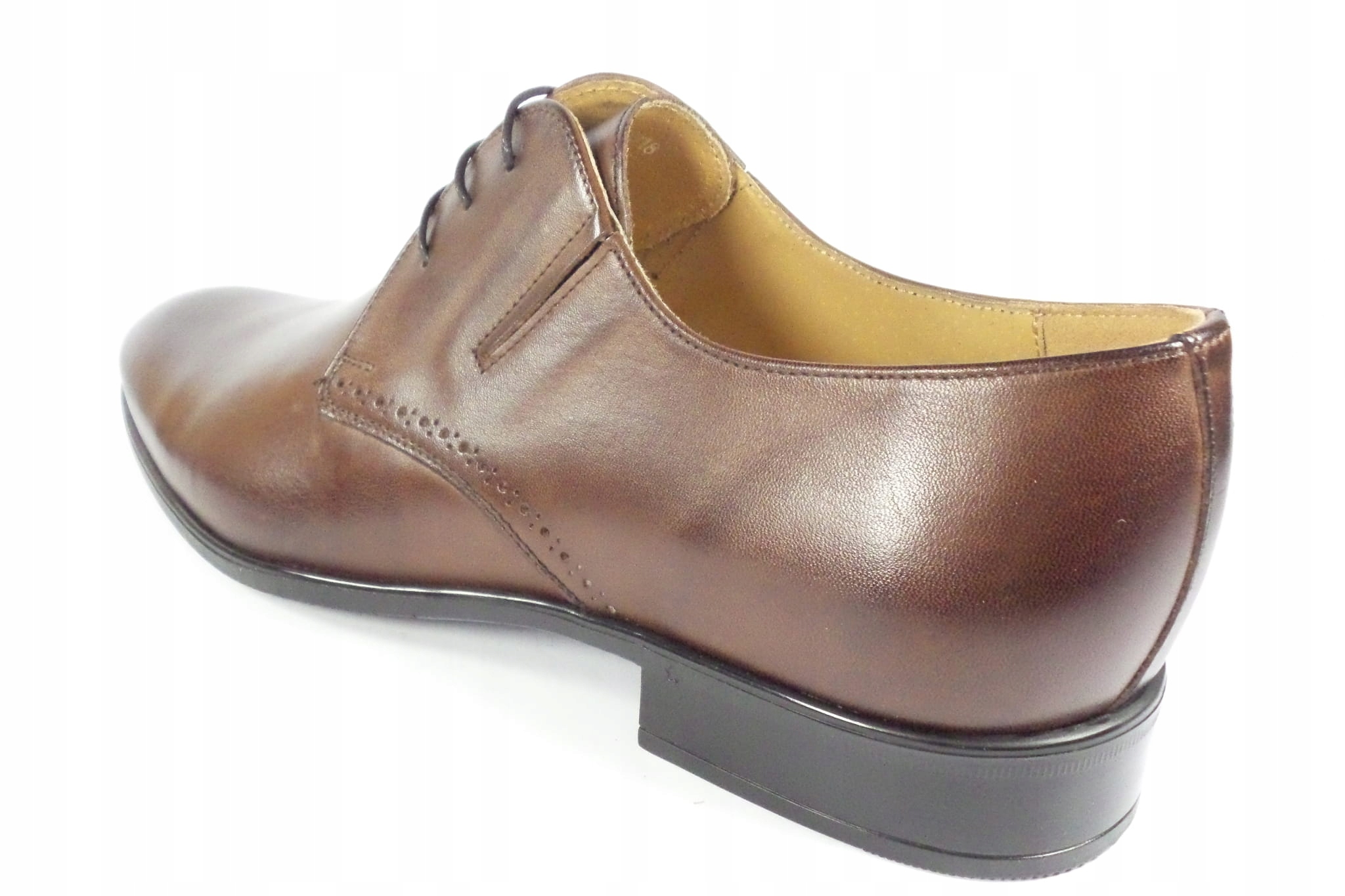 PÓŁBUTY PANTOFLE TRIO 3611 BRĄZ R41 Oryginalne opakowanie producenta pudełko