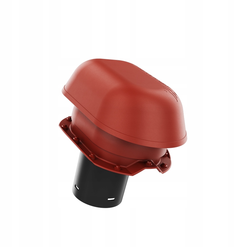 Větrací komín fi150 Trapez T18 Červený 3009