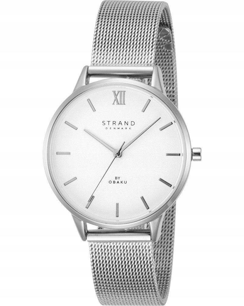 Nové Originální dámské hodinky Strand by Obaku S747LXCIMC-DNO stříbrné