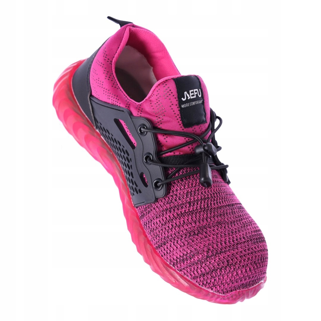 Buty Bhp robocze "37" 24cm różowe