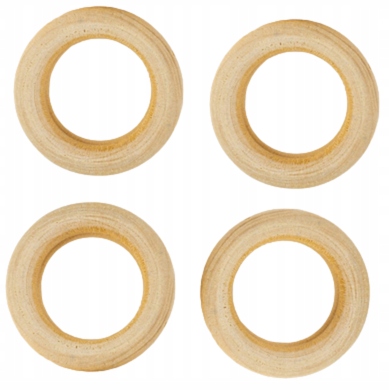 Drewniane Kółko Bukowe 45MM Do Makramy Karniszy