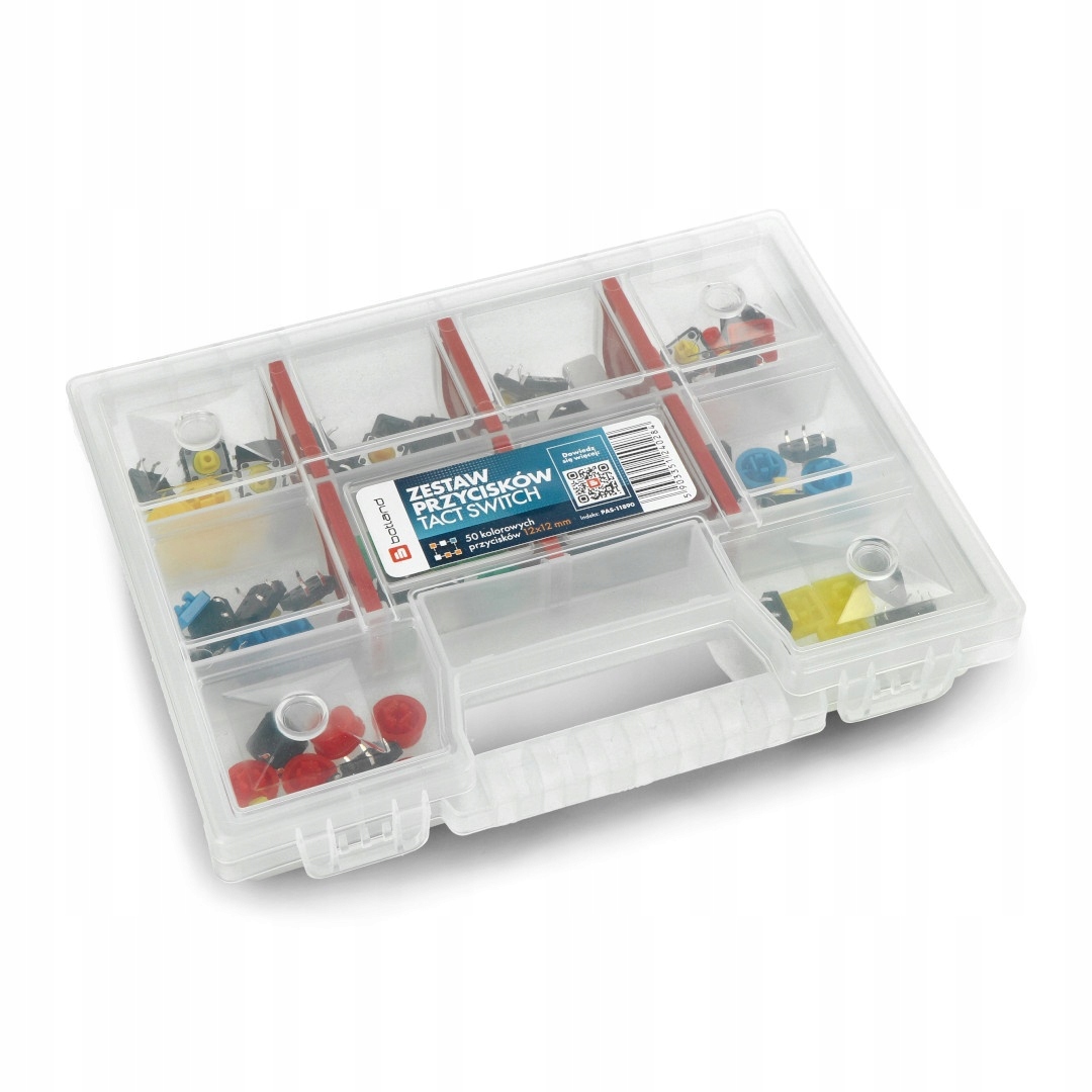 

Zestaw przycisków Tact Switch 12x12mm 50szt.