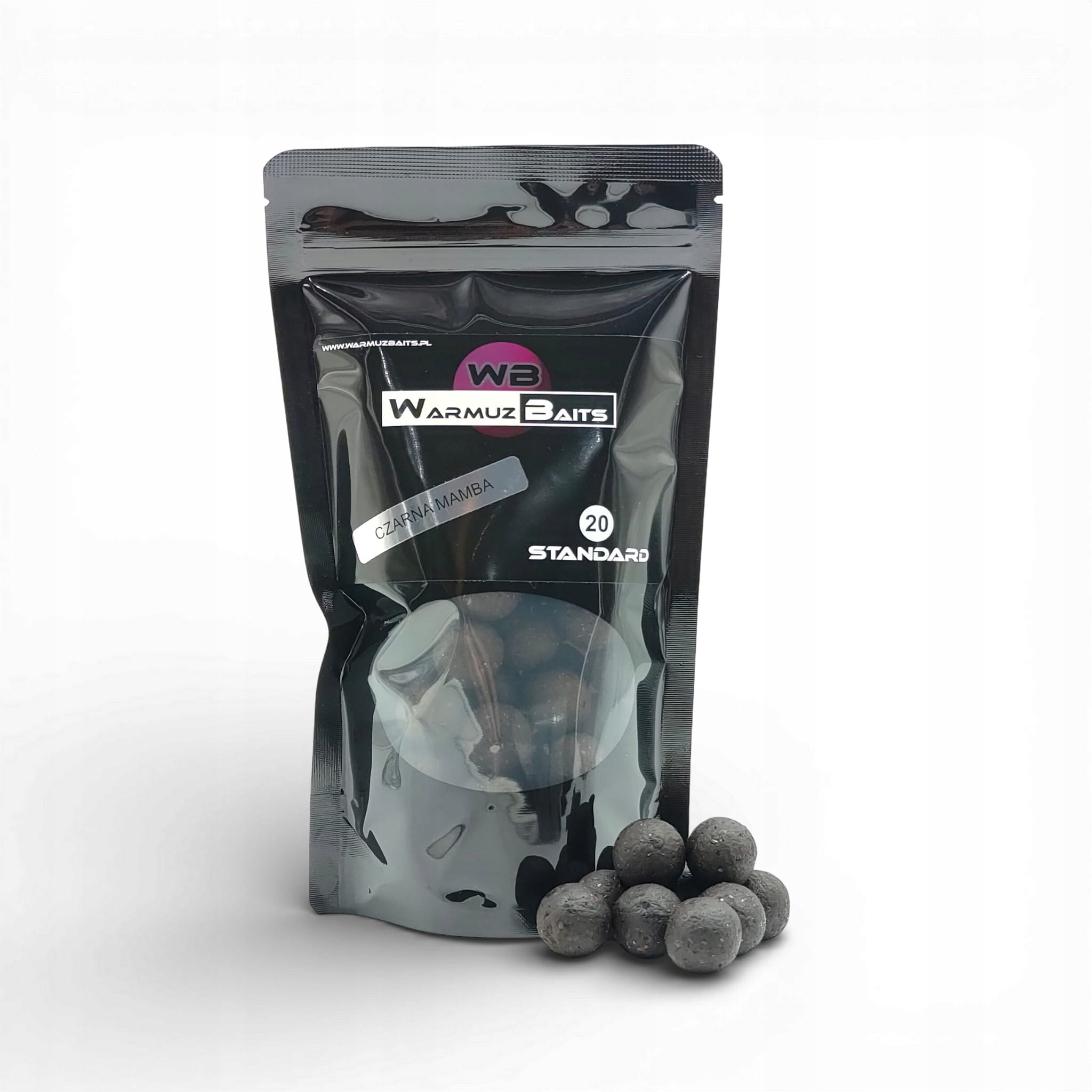 Warmuz Baits Czarna Mamba Kulki Zanętowe 20mm/250g