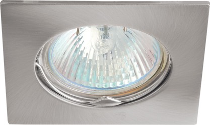 Oczko kwadrat aluminium satyna