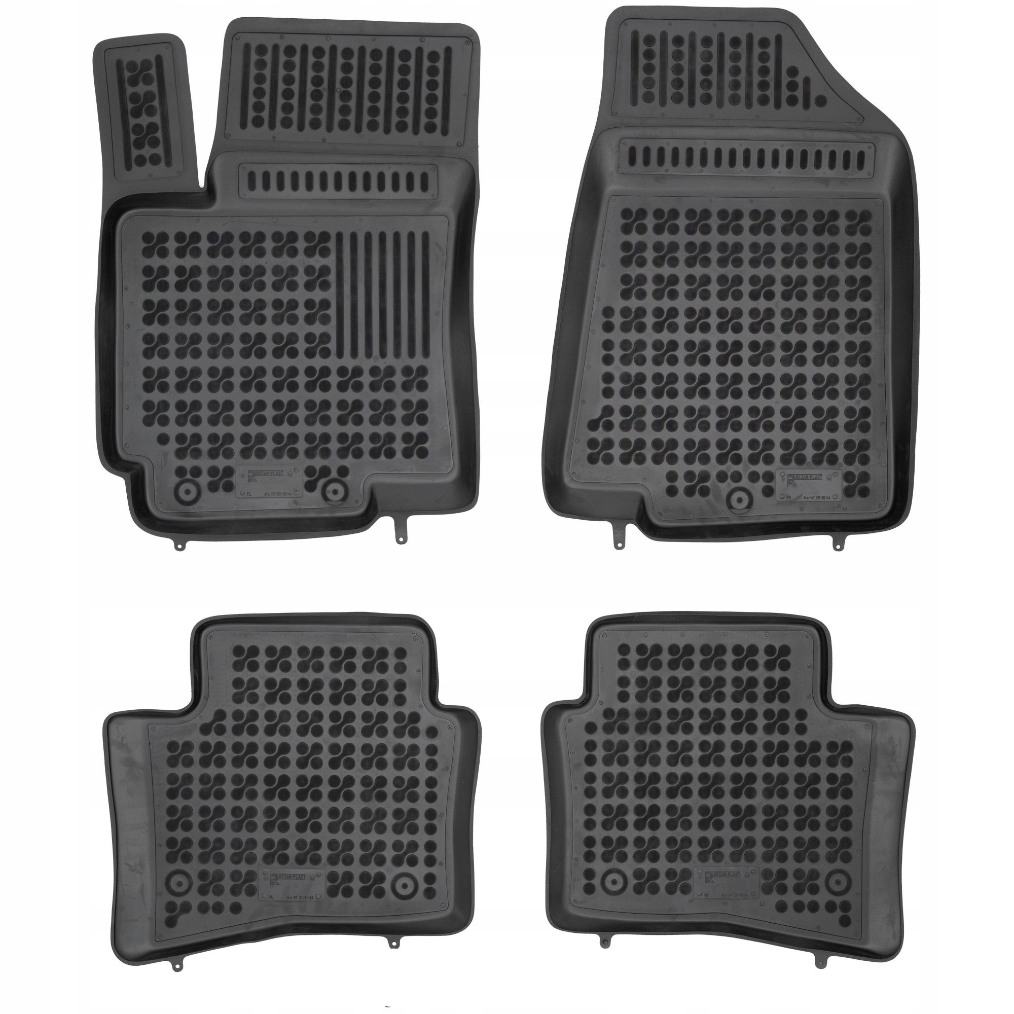 Dywaniki gumowe korytka samochodowe Kia Rio III 2011-2017