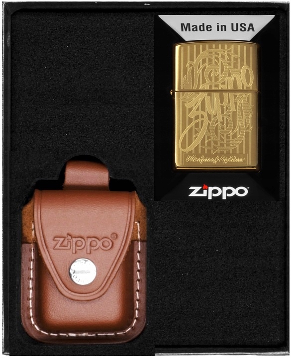 Sada Zippo Zapalovač Windproof Lighter Design 6 Dárková No2