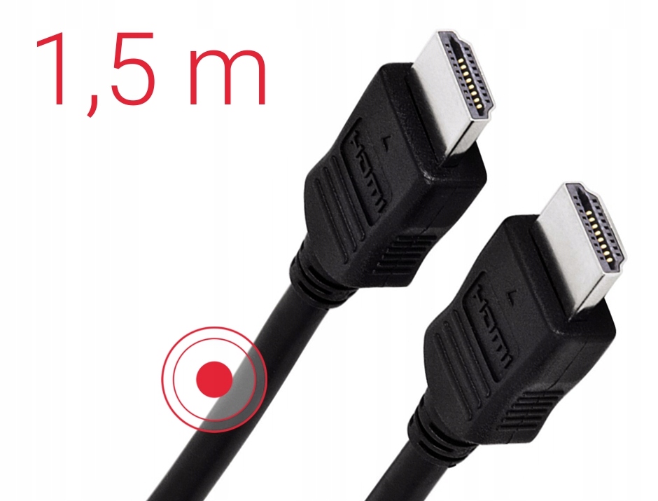 Hama KABEL HDMI 1,5m, koszowy Złącza HDMI - HDMI