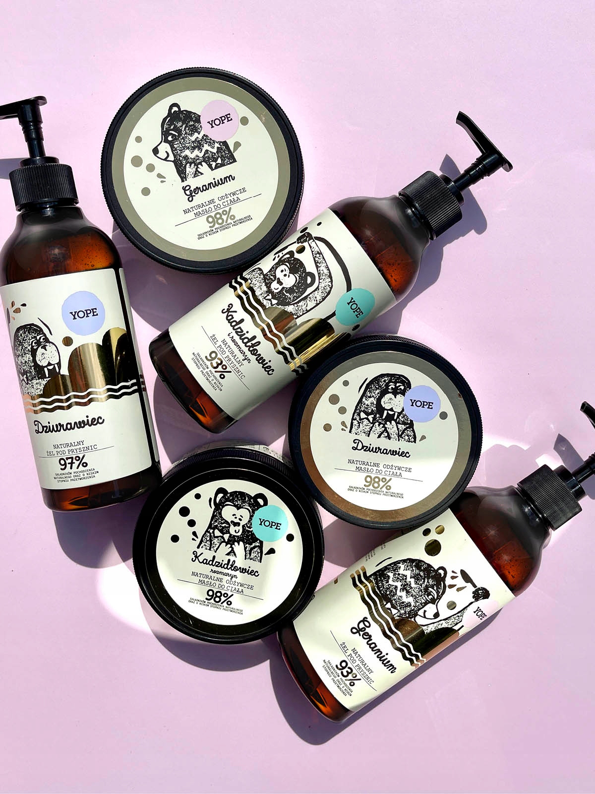 YOPE Naturalny żel pod prysznic Kadzidłowiec i Rozmaryn 400ml Marka YOPE