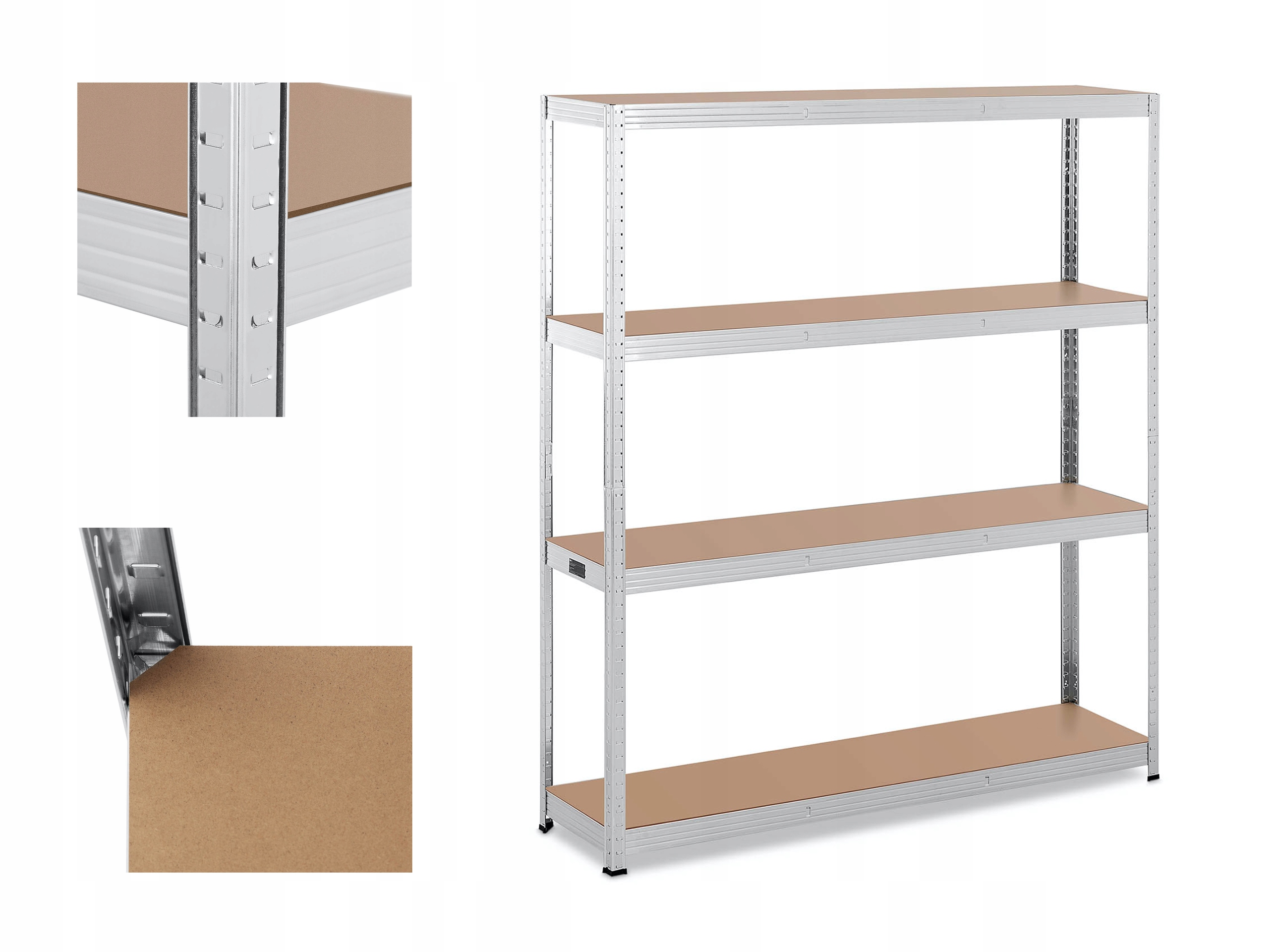 Шкаф для гаража мастерской 160X40X180CM 4X150KG