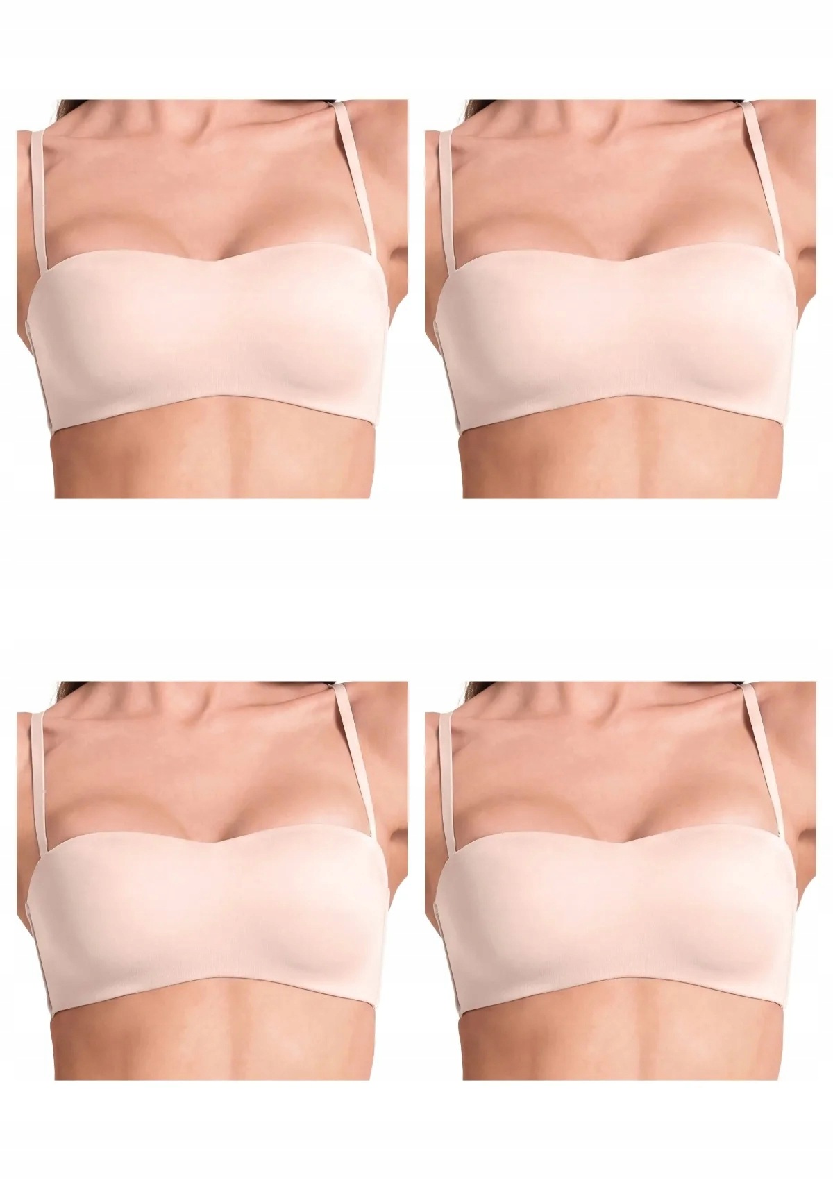 Lormar Feel Ultrashine podprsenka čelenka z mikrovlákna 4 ks talco XL