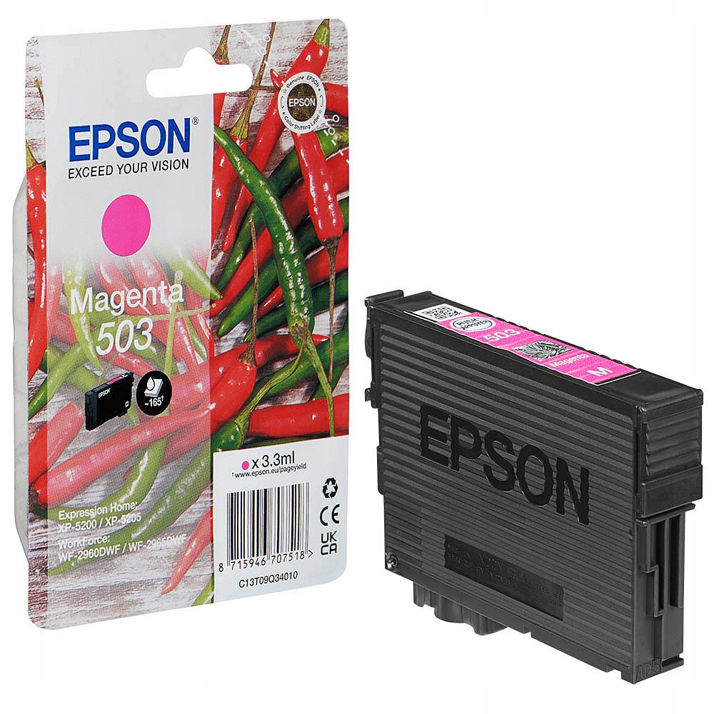 Tusz Epson 19 Series C13T09Q34010 czerwony (magenta)