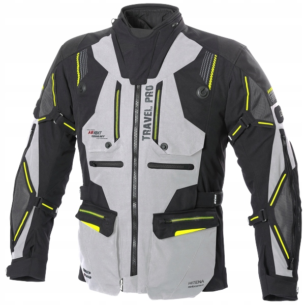 BUSE MĘSKA KURTKA TEKSTYLNA TRAVEL PRO BLK/GREY 54
