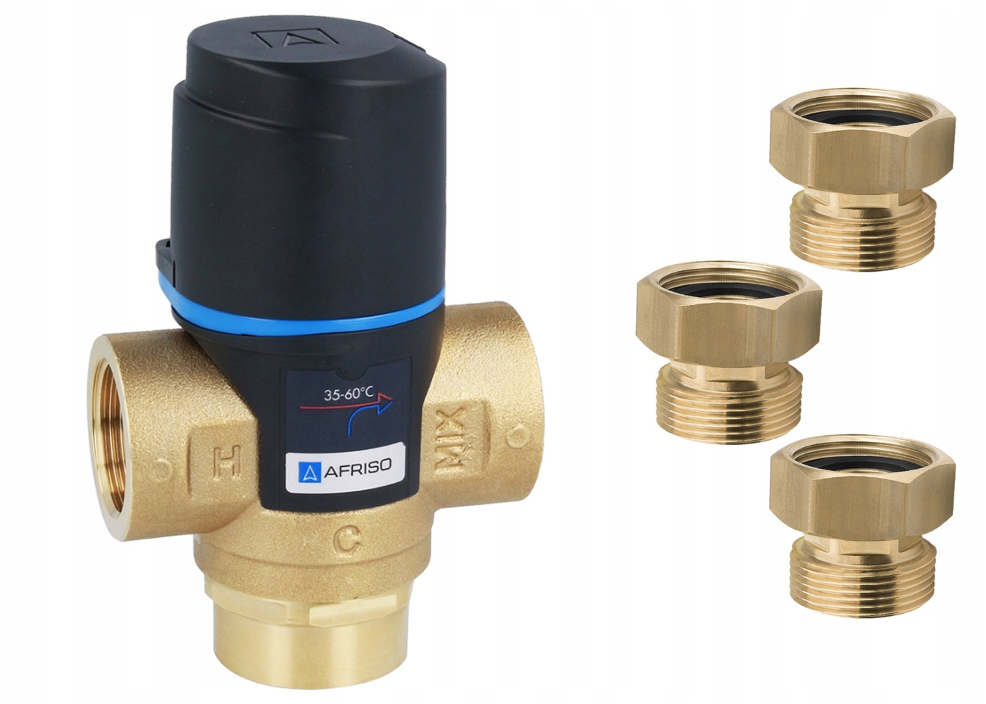 

Zawór Termostatyczny Afriso Atm 333 3/4 + Śrubunki