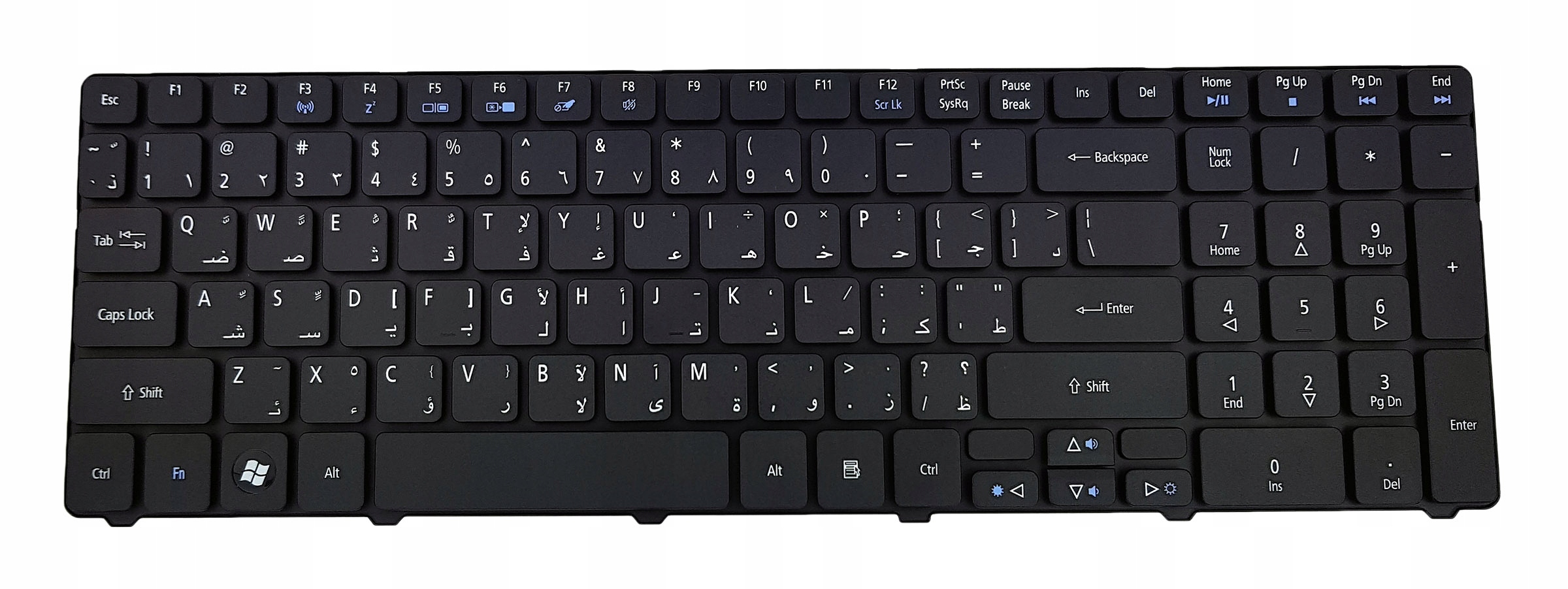 Nowa Klawiatura Acer Aspire 5738 5740 5741 5749 5750 5820 7739 7750 Arabska