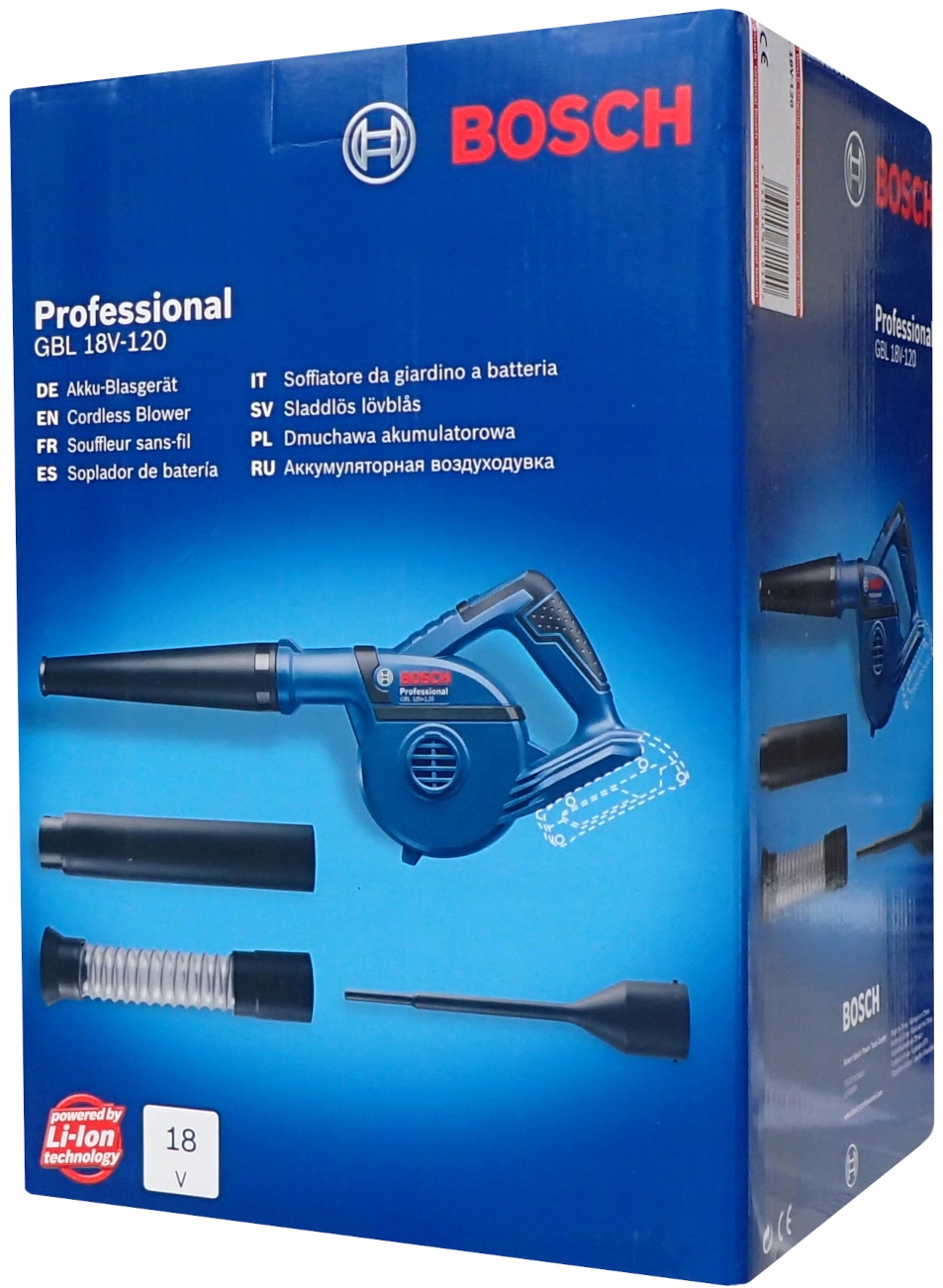 

Bosch Gbl 18V-120 Dmuchawa akumulatorowa przenośna