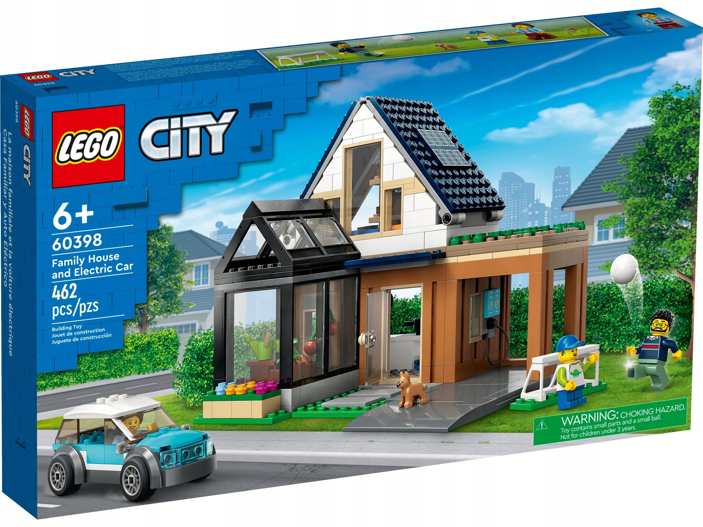 Lego City 60398 Dom rodzinny i samochód elektryczny