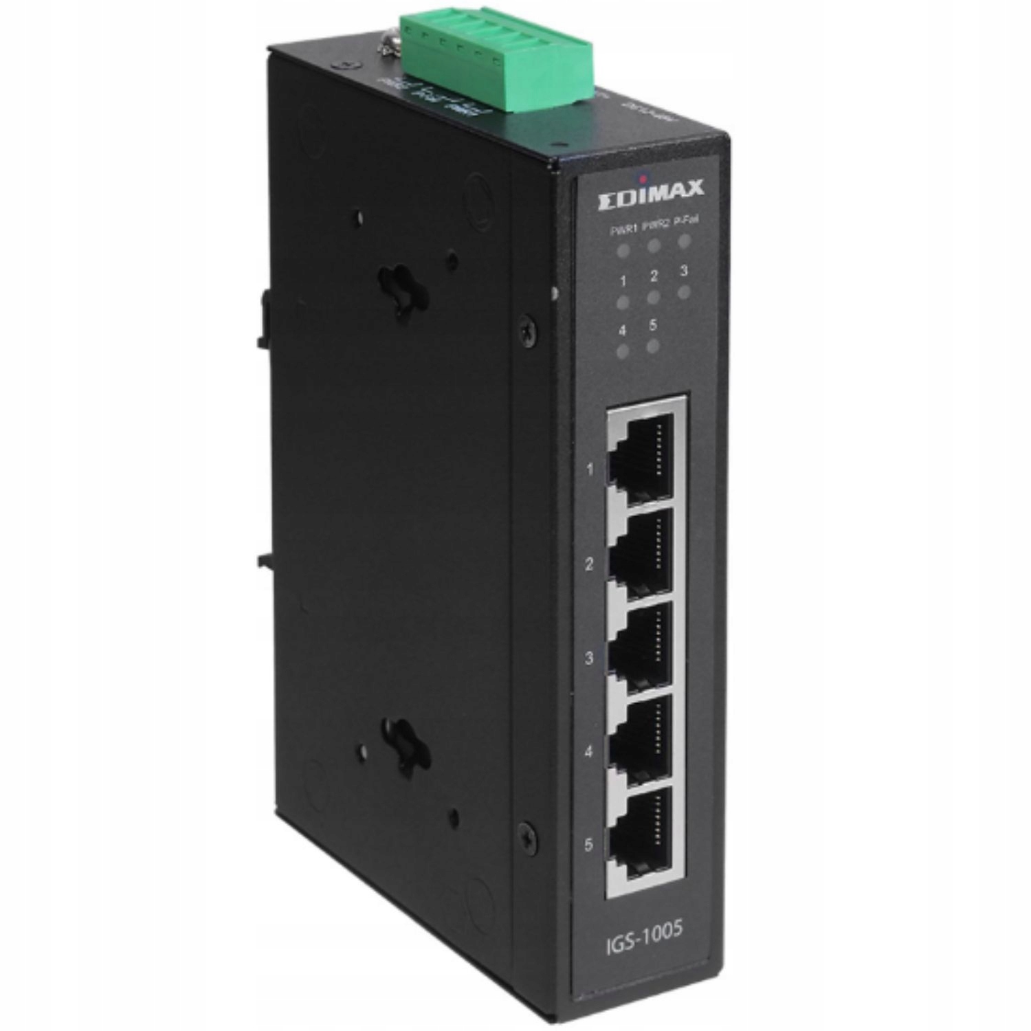 Průmyslový síťový přepínač Edimax 5 portů Gigabit Ethernet Din
