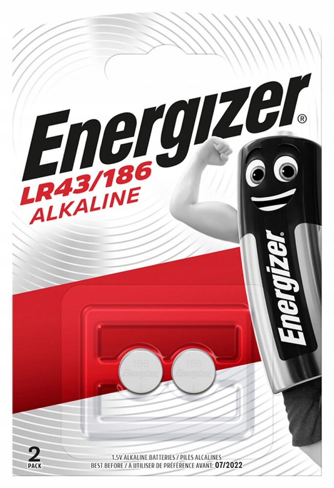 

2 x Bateria Energizer LR43 1,5V 186 cena za 2szt