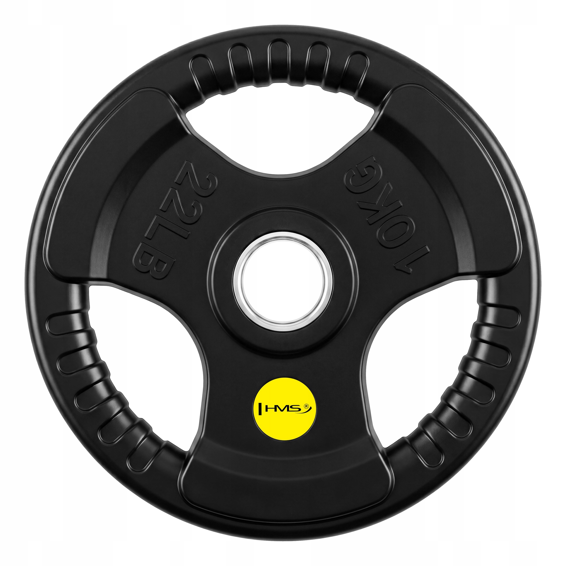 Talerz Olimpijski Gumowany Hms TOK10 Pro 10 kg z Uchwytami 51 mm