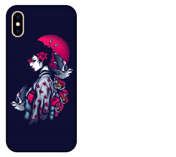 

Etui pokrowiec iPhone Xs Max Geisha