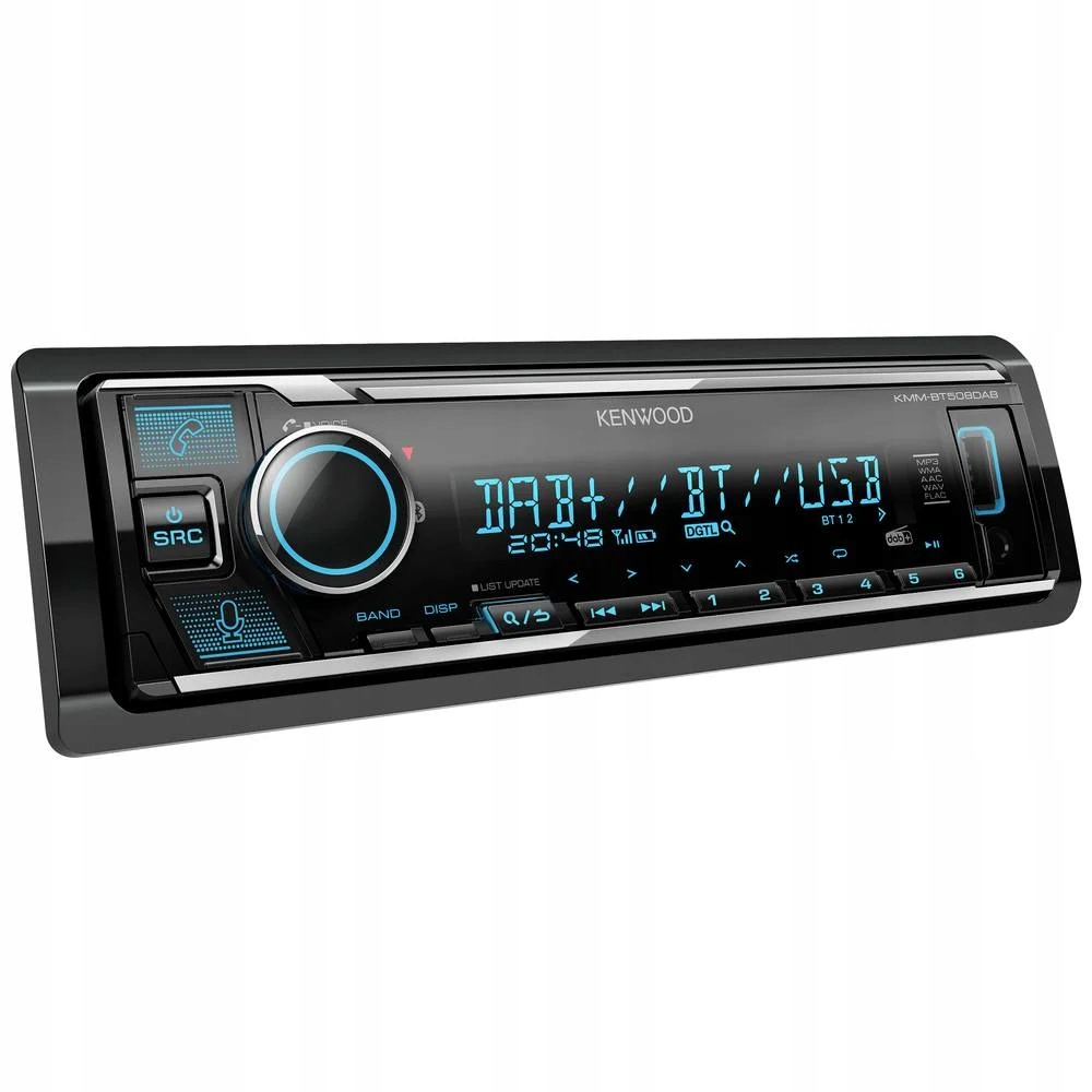 Kenwood KMM-BT508DAB Autorádio Dab+ MP3 Usb Vícebarevné rk522