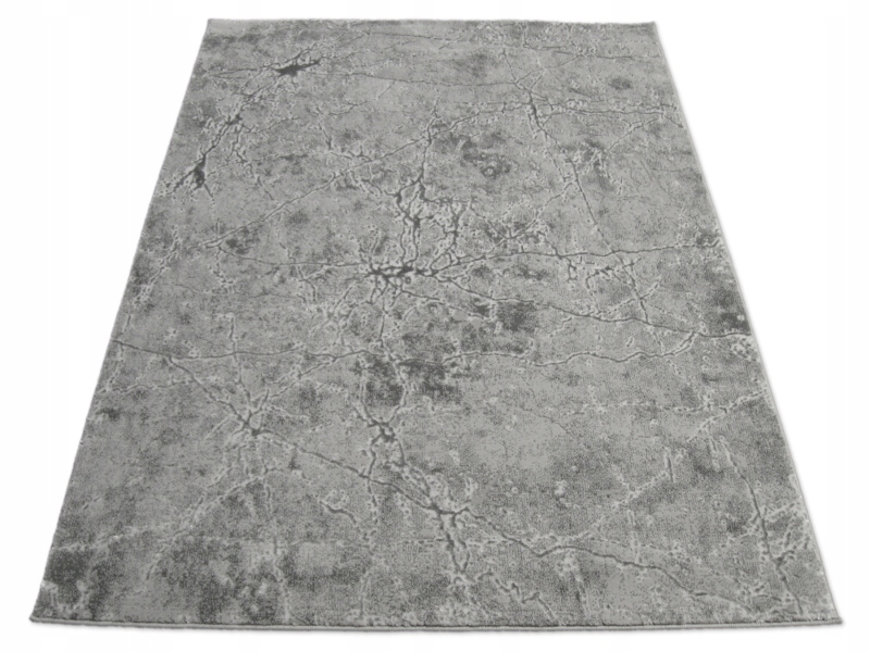 Dywan Elite 3D 4355 Grey Glamour Szary 200x290 Miękki Do Salonu