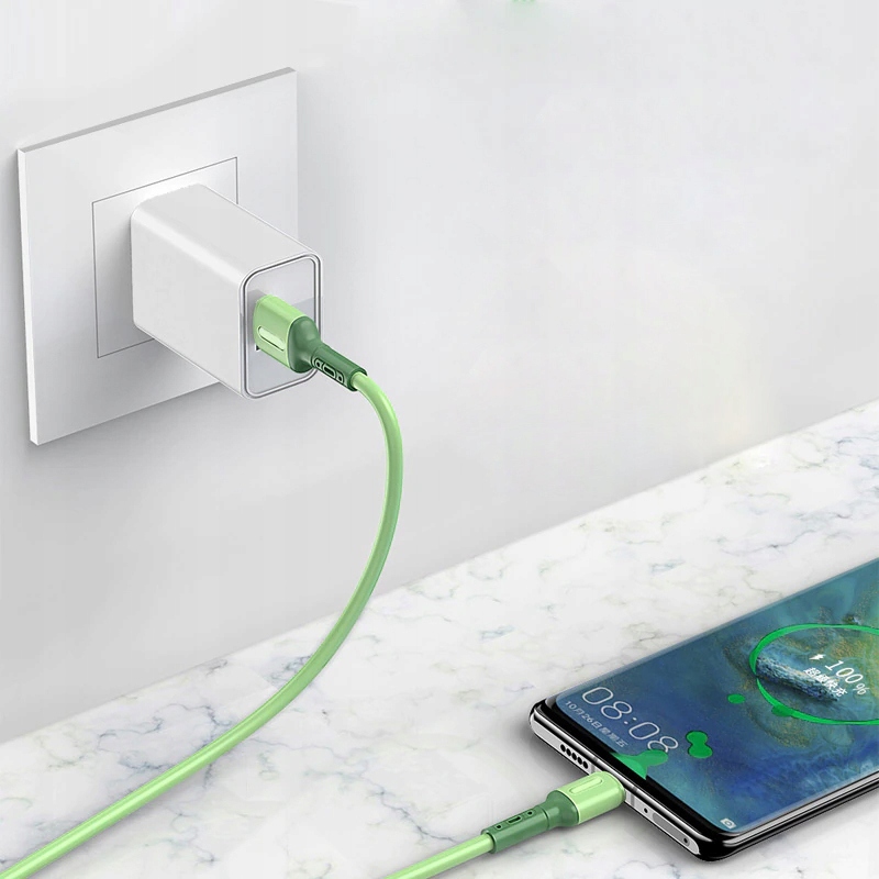 2m Kabel szybkiego ładowania USB typu C QC 3.0 Wytrzymały Przewód USC/USB C Złącza USB typ C USB