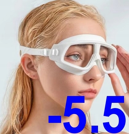 Plavecké Brýle Anti-fog Pro Plavání Shark K-206 korekční -5.5