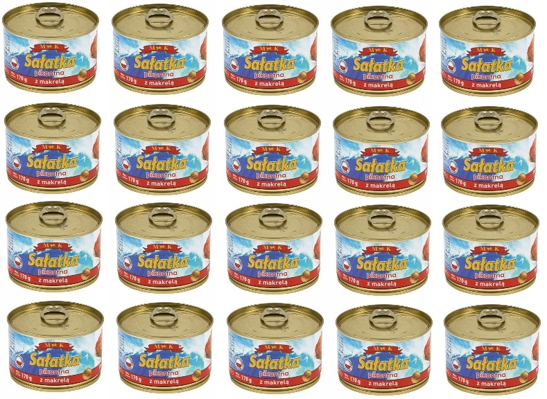 Levně 20 x 170 g Mk Salát s makrelou pikantní Karton