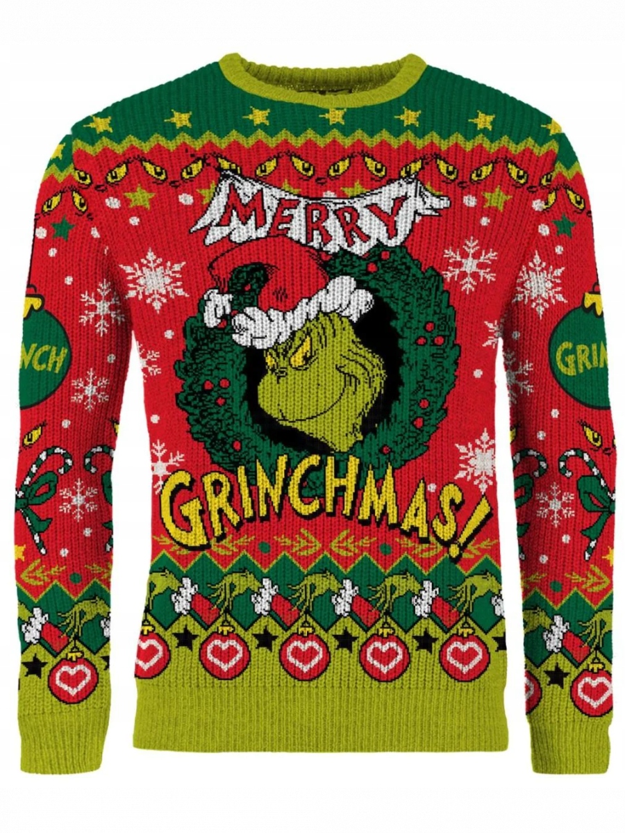 Vánoční svetr Grinch Christmas Jumper (velikost XL)