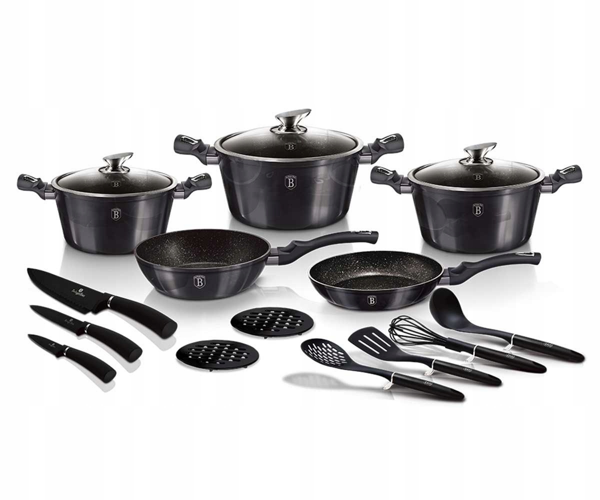 Zestaw garnków Berlinger Haus CARBON PRO aluminiowe 1 el.