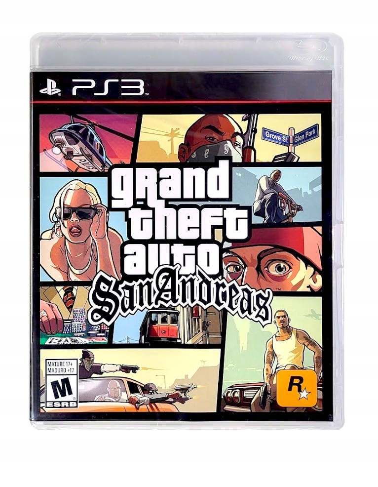 Grand Theft Auto San Andreas Gta Import Playstation 3 Gra Na Płycie