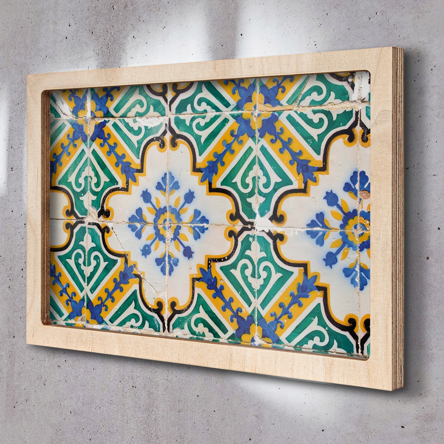 Foto výtisk eko rámeček Dlaždice ornament 65x45 cm