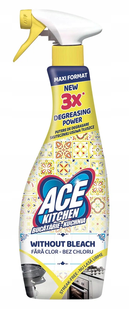 

Ace Cytrynowy Odtłuszczacz Do Kuchni 750ml
