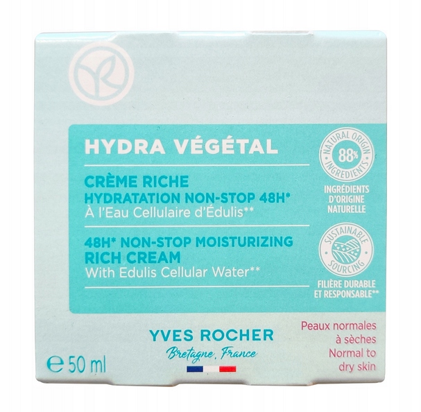Yves Rocher krem aksamitny hydra vegetal nawilżający