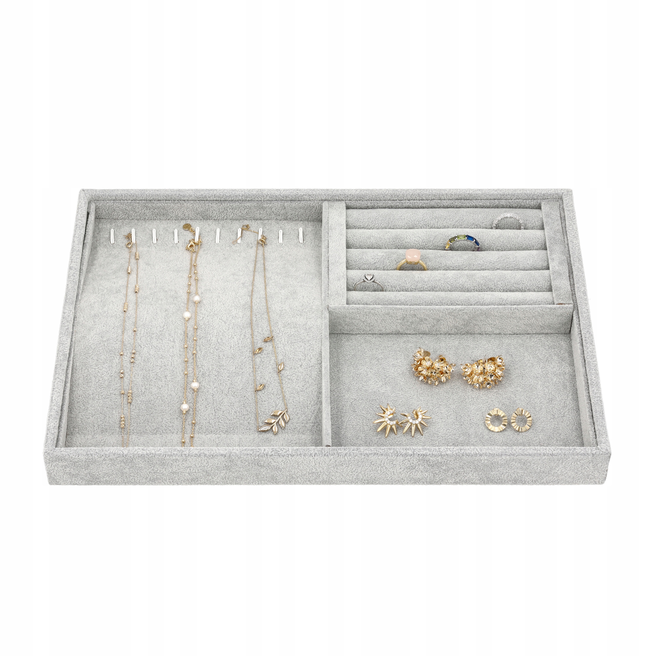 TACA EKSPOZYTOR NA PIERŚCIONKI BRANSOLETKI BIŻUTERIĘ ETUI POJEMNIK Y2 Kod producenta EX-Y2