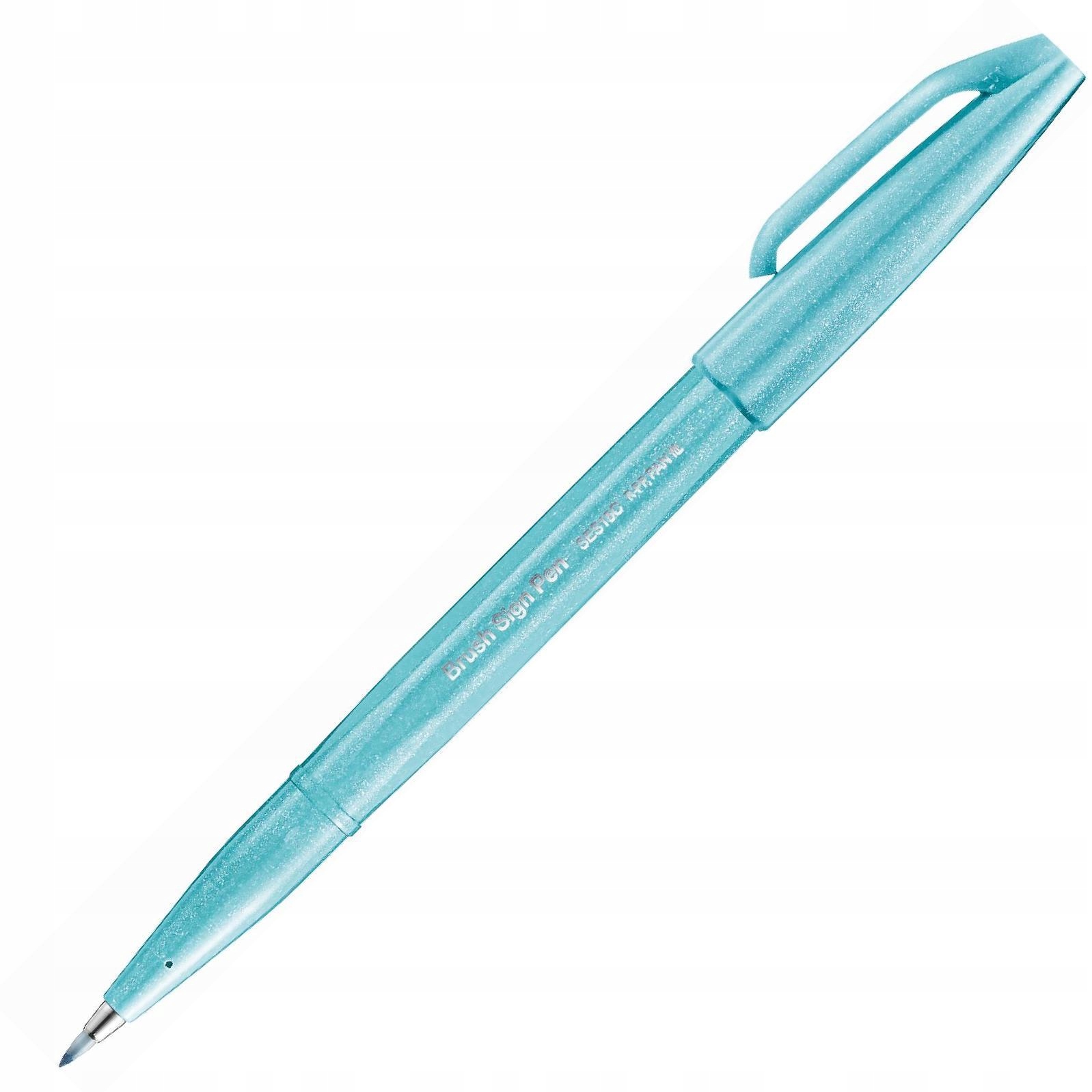 

Pisak Pentel Brush Sign Pen SES15 pastel błękitny
