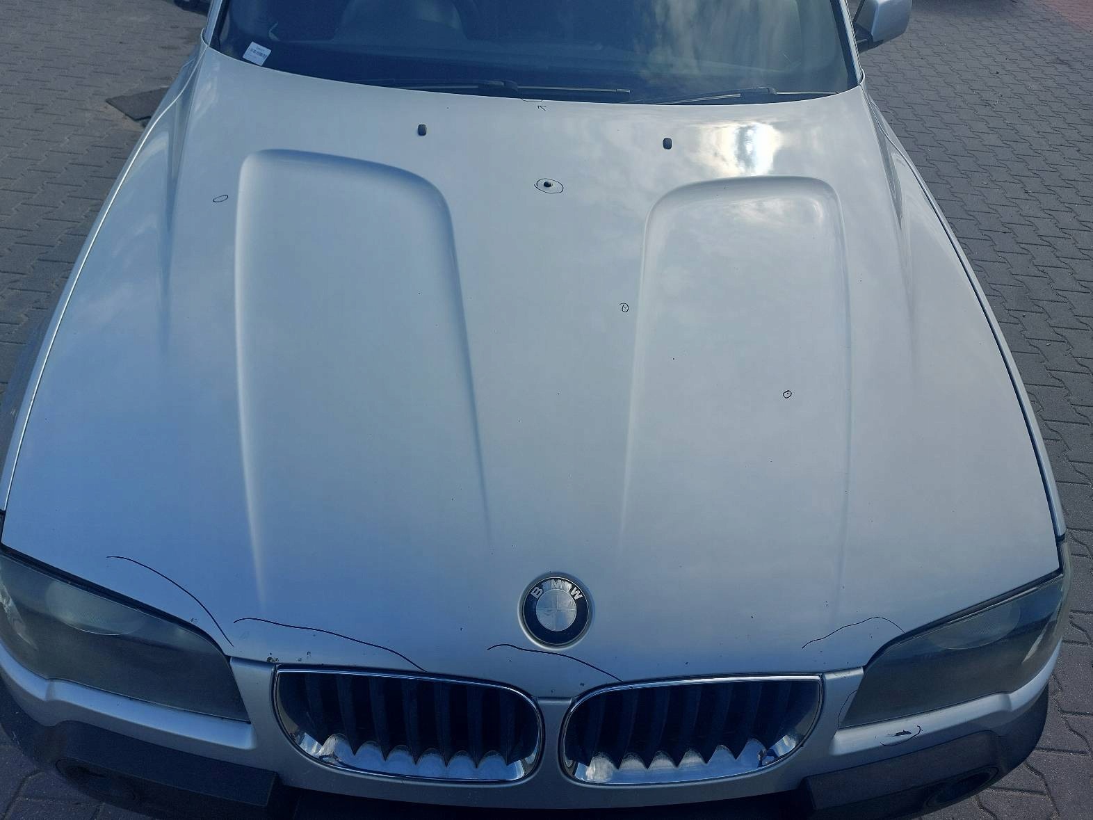 complete front bonnet bumper light fender BMW X3 and E83 354/7