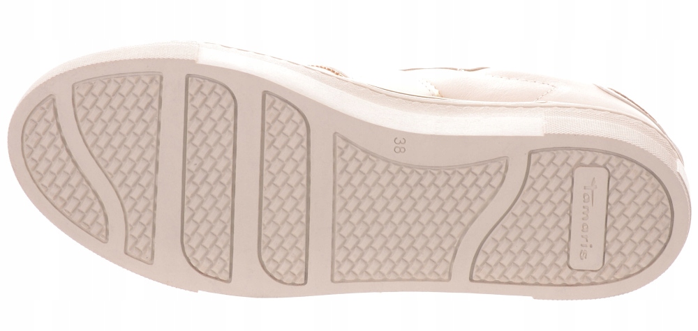 TAMARIS BEŻOWE DAMSKIE TRAMPKI SKÓRZANE BUTY SPORTOWE 39 Rozmiar 39