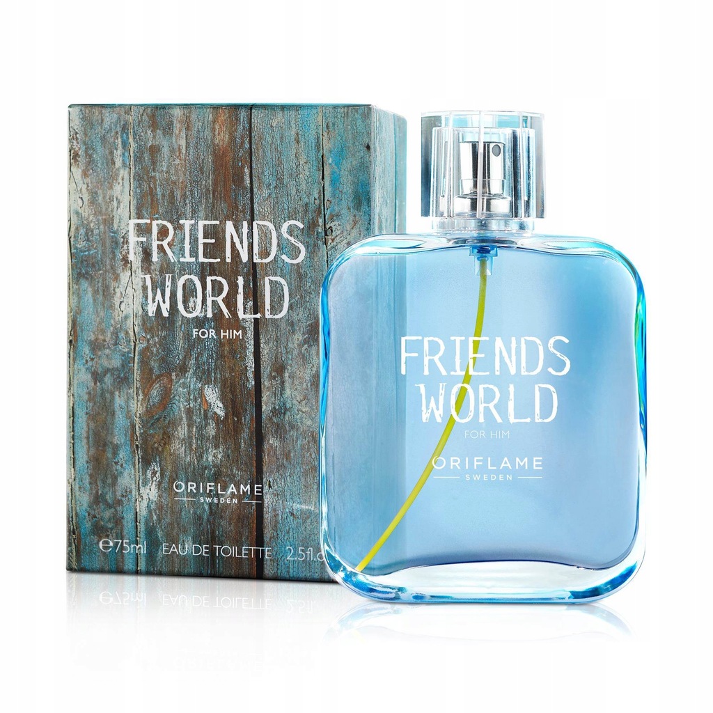 Toaletní voda Friends World For Him Oriflame