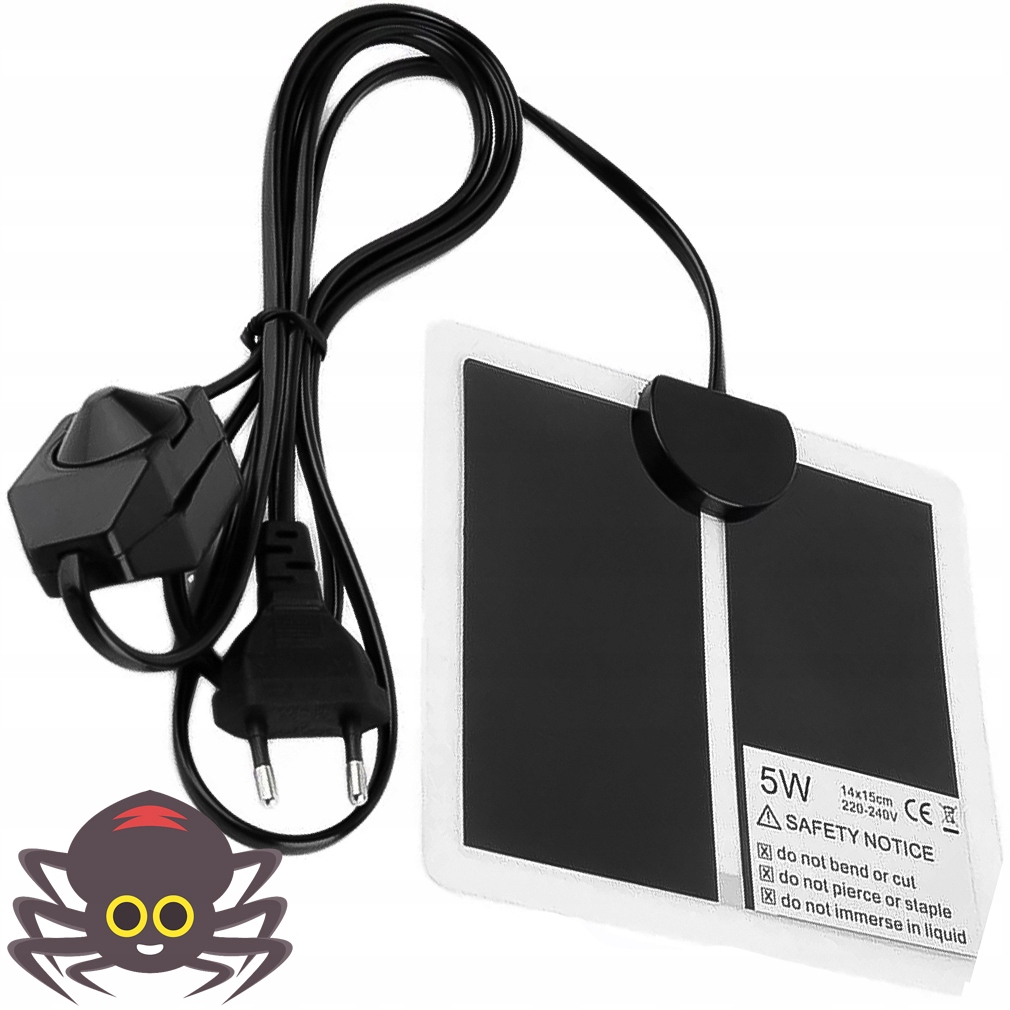 

Mata Grzewcza Grzejna Do Terrarium Roślin 14x15 5W