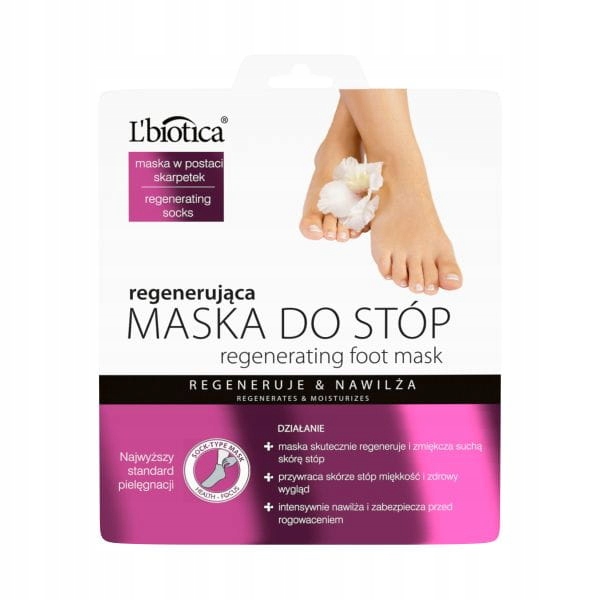 

L'biotica Regenerująca maska do stóp 32ml