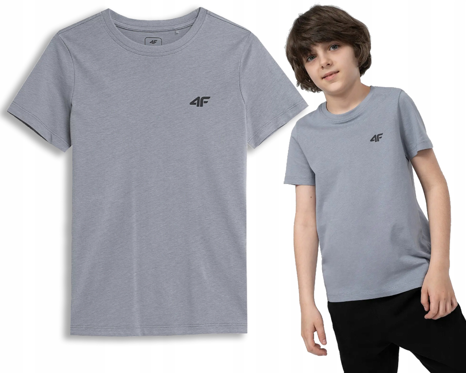 

4F T-shirt Dla Chłopaka Koszulka Chłopięca Bawełna
